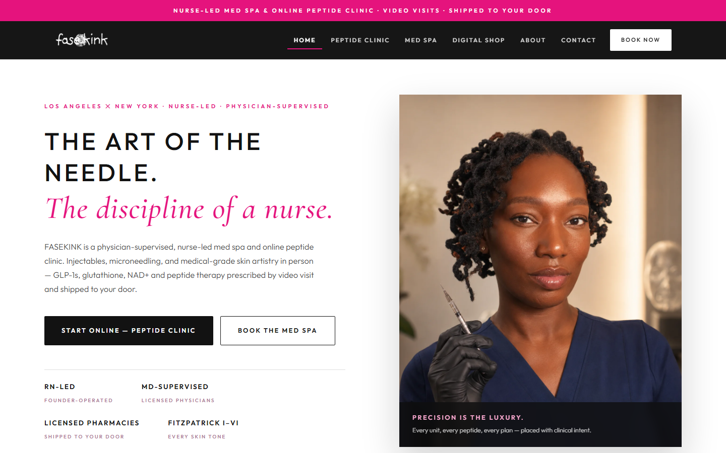 FASEKINK website preview